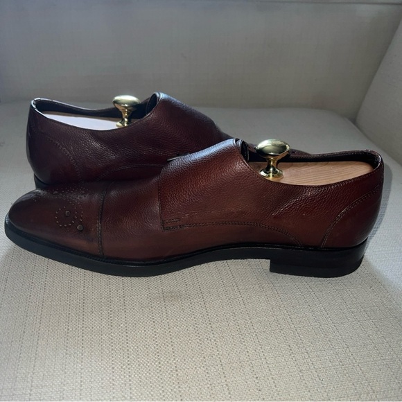 Nettleton Florence-N Double Monk Strap Burro/M Brown Size 9.5M - Picture 7 of 11